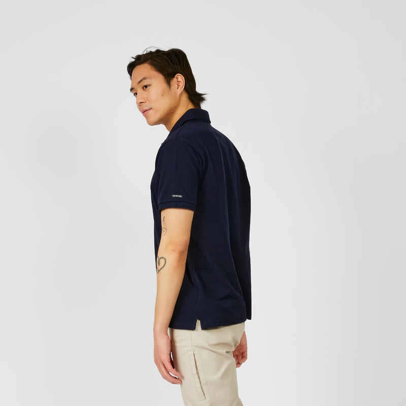 Tribord Polo Marin Homme Manche Courte Sailing 100 Bleu Marine 9 Tribord Polo Marin Homme Manche Courte Sailing 100 Bleu Marine â Image 7