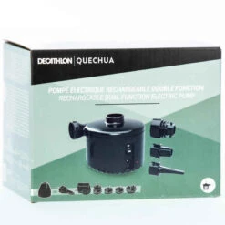 Quechua POMPE ÉLECTRIQUE COMPACTE POUR LE CAMPING - RECHARGEABLE SUR SECTEUR -ProSportif Boutique pompe electrique compacte pour le camping rechargeable sur secteur 4