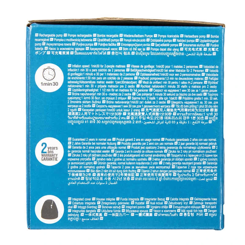 Quechua POMPE ÉLECTRIQUE RECHARGEABLE POUR LE CAMPING 13 Quechua POMPE ÉLECTRIQUE RECHARGEABLE POUR LE CAMPING – Image 11