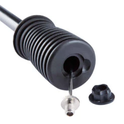 Kipsta Pompe Manomètre Double Action Noire Avec Flexible -ProSportif Boutique pompe manometre double action noire avec flexible 3