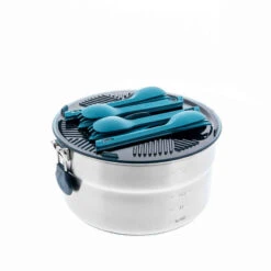 Quechua Popote Camp Du Randonneur MH500 Inox + Revêtement Anti-adhésif 4 Personnes 3,5L -ProSportif Boutique popote camp du randonneur mh500 inox revetement anti adhesif 4 personnes 35l 18