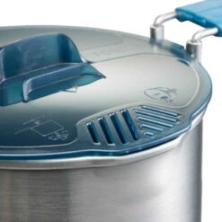 Popote Inox De Trekking - 2 Personnes - MT500 -ProSportif Boutique popote de trekking trek 500 inox 2 personnes 16 litres 6