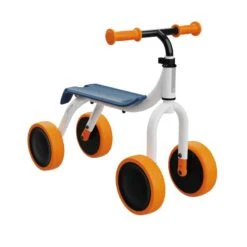 BTWIN PORTEUR EVOLUTIF DRAISIENNE 2EN1 - BLANC/ORANGE