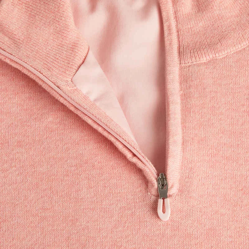 Pull De Golf Coupe-vent Femme MW500 Rose 4 Pull De Golf Coupe-vent Femme MW500 Rose – Image 2