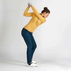 PULL DE GOLF FEMME JAUNE -ProSportif Boutique pull de golf femme bordeaux 7