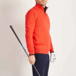 PULL GOLF TEMPS FROID POUR HOMME ROUGE 10 PULL GOLF TEMPS FROID POUR HOMME ROUGE -ProSportif Boutique pull golf temps froid pour homme rouge 2