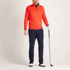 PULL GOLF TEMPS FROID POUR HOMME ROUGE 13 PULL GOLF TEMPS FROID POUR HOMME ROUGE -ProSportif Boutique pull golf temps froid pour homme rouge 5