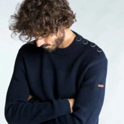 Tribord Pull Marin Homme Bleu Marine -ProSportif Boutique pull marin homme beige raye bleu 14