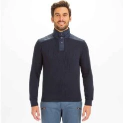 Tribord Pull Marin Homme SAILING 100 Navy -ProSportif Boutique pull marin homme sailing 100 navy 3