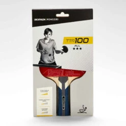 RAQUETTE DE TENNIS DE TABLE ÉCOLE TTR 100 3* ALLROUND -ProSportif Boutique raquette de tennis de table en ecole ttr 100 3 allround 7