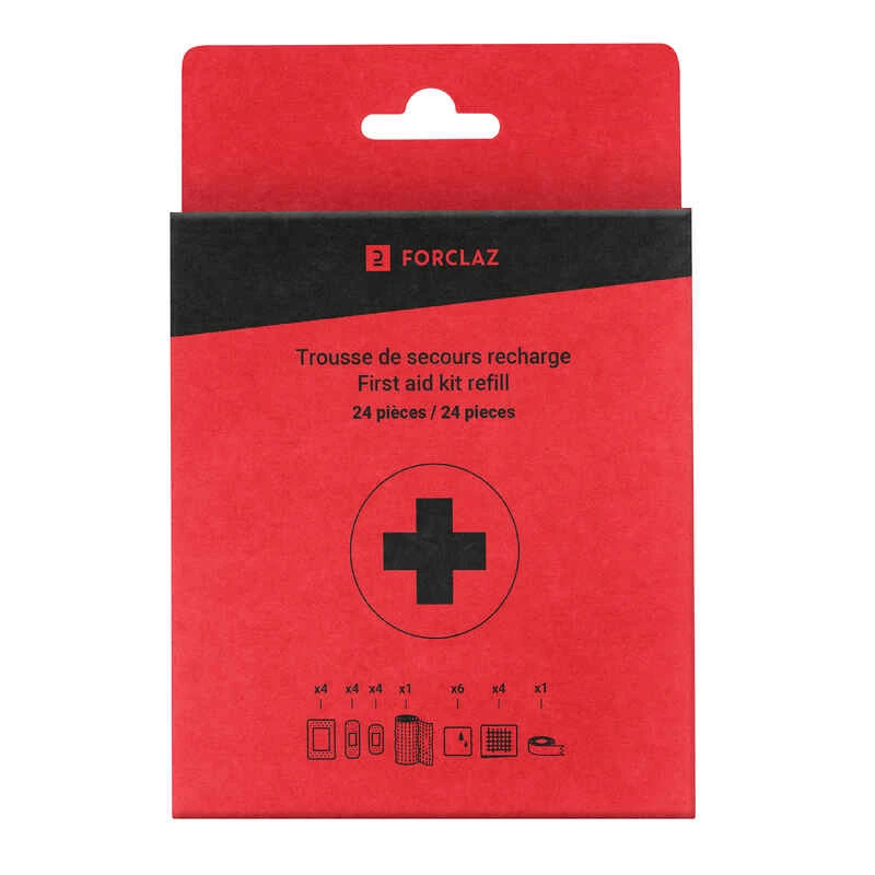 Recharge Pour Trousse De Secours - 24 Pièces 3 Recharge Pour Trousse De Secours - 24 Pièces