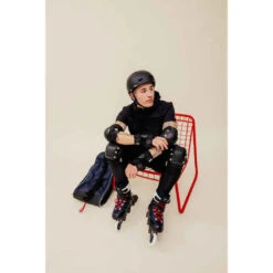 Roller Fitness Adulte FIT500 Bleu Rouge -ProSportif Boutique roller fitness homme fit500 acid orange 10