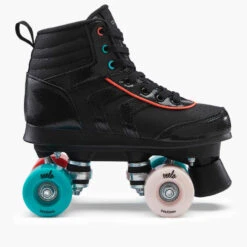Patin à Roulettes Enfant QUAD 100 JR Noir -ProSportif Boutique roller quad 100 jr noir 1