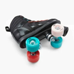 Patin à Roulettes Enfant QUAD 100 JR Noir -ProSportif Boutique roller quad 100 jr noir 6