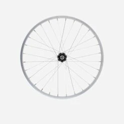BTWIN Roue Vélo Enfant 20 Pouces Avant Simple Paroi Argent