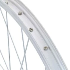 BTWIN Roue Vélo Enfant 24 Pouces Arrière Simple Paroi Roue Libre Argent -ProSportif Boutique roue velo enfant 24 pouces arriere simple paroi roue libre argent 2