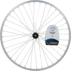 BTWIN Roue Vélo Enfant 24 Pouces Avant Simple Paroi Argent -ProSportif Boutique roue velo enfant 24 pouces avant simple paroi argent 3