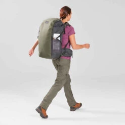 Sac à Dos De Trekking Et Voyage 60 L - TRAVEL 100 -ProSportif Boutique sac a dos 60 litres de trek voyage travel 100 kaki 13