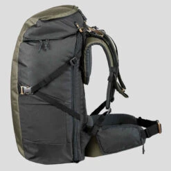 Sac à Dos De Trekking Et Voyage 60 L - TRAVEL 100 -ProSportif Boutique sac a dos 60 litres de trek voyage travel 100 kaki 4