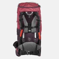 Sac à Dos De Trekking Femme 50 L - MT 100 EASYFIT -ProSportif Boutique sac a dos de trekking en montagne femme trek 100 easyfit 50l rouge jed 4