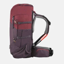 Sac à Dos De Trekking Femme 50 L - MT 100 EASYFIT -ProSportif Boutique sac a dos de trekking en montagne femme trek 100 easyfit 50l rouge jed 5