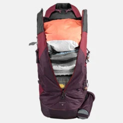 Sac à Dos De Trekking Femme 50 L - MT 100 EASYFIT -ProSportif Boutique sac a dos de trekking en montagne femme trek 100 easyfit 50l rouge jed 7