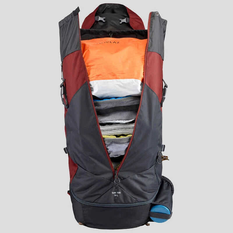 Sac à Dos De Trekking Homme 70 L - MT100 EASYFIT 9 Sac à Dos De Trekking Homme 70 L - MT100 EASYFIT – Image 7