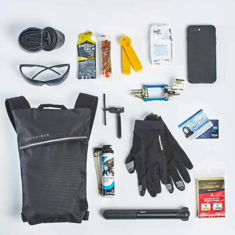 Rockrider SAC À DOS HYDRATATION VTT EXPLORE 2L/1L Eau NOIR 6 Rockrider SAC À DOS HYDRATATION VTT EXPLORE 2L/1L Eau NOIR – Image 4