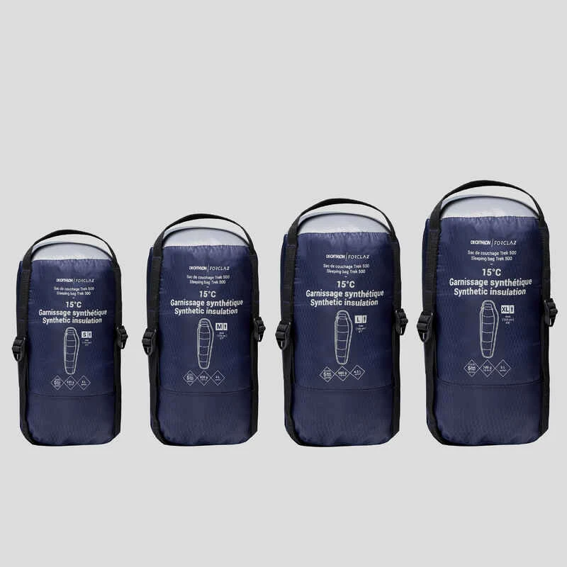 Sac De Couchage De Trekking - MT500 15°C - Polyester 10 Sac De Couchage De Trekking - MT500 15°C - Polyester – Image 8