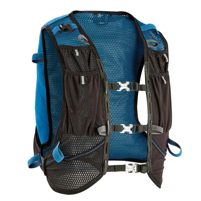 SAC DE TRAIL RUNNING MIXTE 10 L BLEU ET NOIR 5 SAC DE TRAIL RUNNING MIXTE 10 L BLEU ET NOIR – Image 3