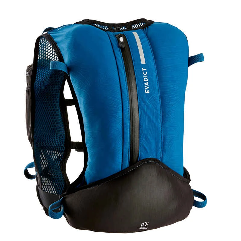 SAC DE TRAIL RUNNING MIXTE 10 L BLEU ET NOIR 3 SAC DE TRAIL RUNNING MIXTE 10 L BLEU ET NOIR