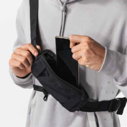 Kalenji Sac Running 2 Positions 0,5 L Noir -ProSportif Boutique sac running 2 positions 05 l noir 4