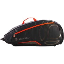 SAC TENNIS ARTENGO 530 L NOIR ORANGE -ProSportif Boutique sac tennis artengo 530 l noir orange 2