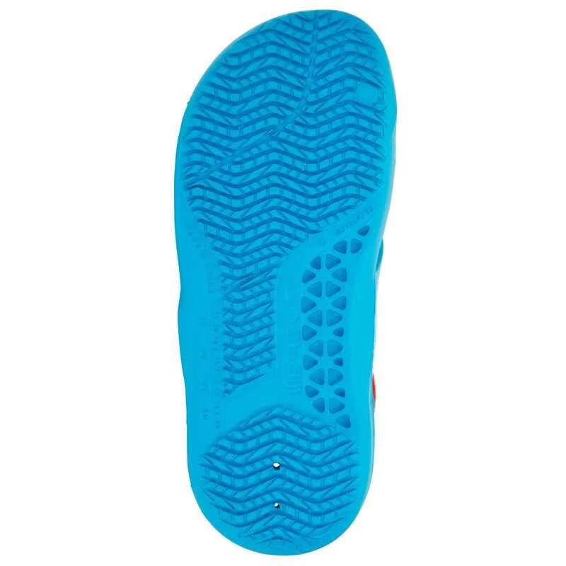 Chaussure Sandale Piscine Enfant SLAP 100 BASICBleu Rouge 6 Chaussure Sandale Piscine Enfant SLAP 100 BASICBleu Rouge – Image 4