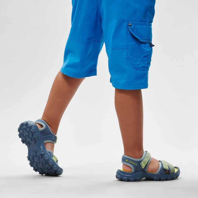 Quechua Sandales De Randonnée MH100 KID Bleues Et Jaunes - Enfant - 24 AU 31 8 Quechua Sandales De Randonnée MH100 KID Bleues Et Jaunes - Enfant - 24 AU 31 – Image 6