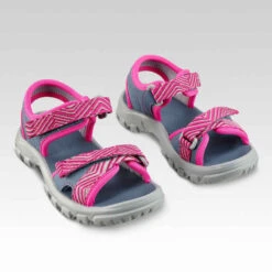 Quechua Sandales De Randonnée MH100 KID Bleues Rose - Enfant - 24 AU 31 -ProSportif Boutique sandales de randonnee mh100 kid bleues rose enfant 24 au 31 3