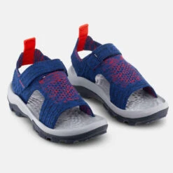 Quechua Sandales De Randonnée MH120 Bleue Foncé - Enfant - 28 AU 39 -ProSportif Boutique sandales de randonnee mh120 bleue fonce enfant 28 au 39 3