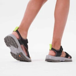 Quechua Sandales De Randonnée MH120 TW Noire - Enfant - 28 AU 39 -ProSportif Boutique sandales de randonnee mh120 tw rouges enfant 28 au 39 4