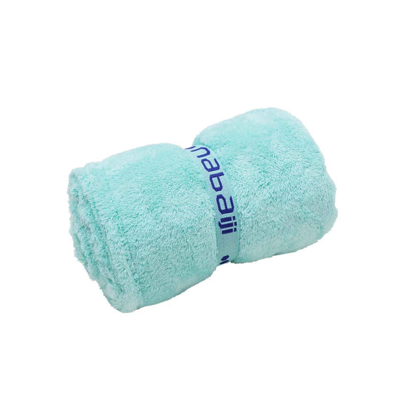 Serviette Microfibre Douce Vert Clair Taille L 80 X 130 Cm 4 Serviette Microfibre Douce Vert Clair Taille L 80 X 130 Cm â Image 2