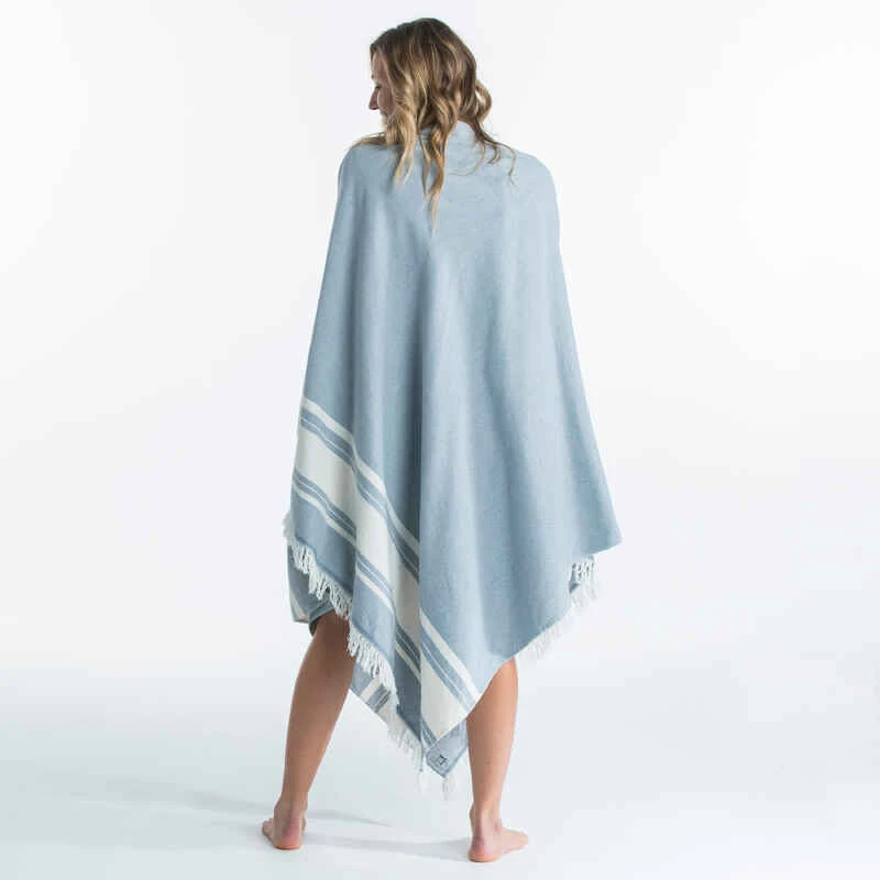 SERVIETTE PONCHO XXL 190x190 Cm Bleu 5 SERVIETTE PONCHO XXL 190x190 Cm Bleu – Image 3
