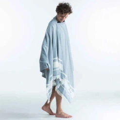 SERVIETTE PONCHO XXL 190x190 Cm Bleu 27 SERVIETTE PONCHO XXL 190x190 Cm Bleu -ProSportif Boutique serviette poncho xxl 190x190 cm 6