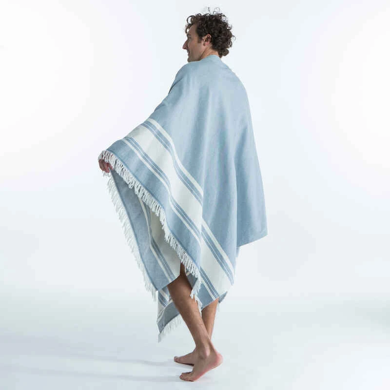 SERVIETTE PONCHO XXL 190x190 Cm Bleu 11 SERVIETTE PONCHO XXL 190x190 Cm Bleu – Image 9