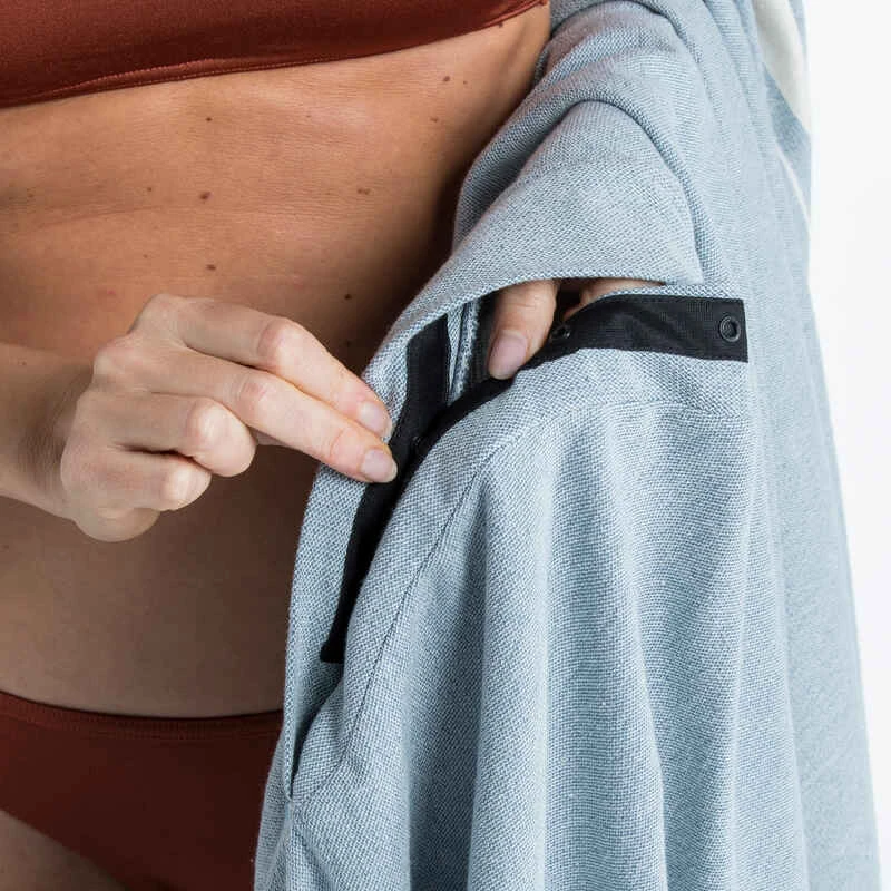 SERVIETTE PONCHO XXL 190x190 Cm Bleu 12 SERVIETTE PONCHO XXL 190x190 Cm Bleu – Image 10