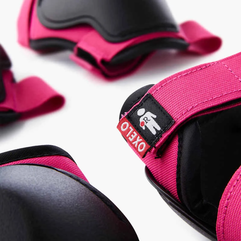 Set De 3x2 Protections Enfant Roller Skateboard Trottinette 100 Rose 8 Set De 3x2 Protections Enfant Roller Skateboard Trottinette 100 Rose â Image 6
