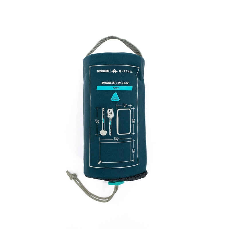 Quechua Set De Cuisine MH500 (spatule, Louche, Torchon, Planche) Camp Du Randonneur 4 Quechua Set De Cuisine MH500 (spatule, Louche, Torchon, Planche) Camp Du Randonneur – Image 2