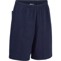 Short 100 Gym Garçon Bleu Marine