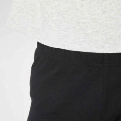 Short Fille Coton - Basique Noir 8 Short Fille Coton - Basique Noir -ProSportif Boutique short basique noir fille 2