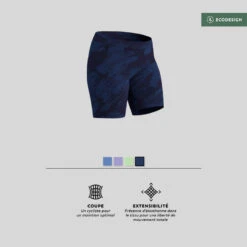 Short Cycliste Fitness Femme - 500 Imprimé Bleu Marine 13 Short Cycliste Fitness Femme - 500 Imprimé Bleu Marine -ProSportif Boutique short cycliste fitness femme 500 imprime bleu marine 5