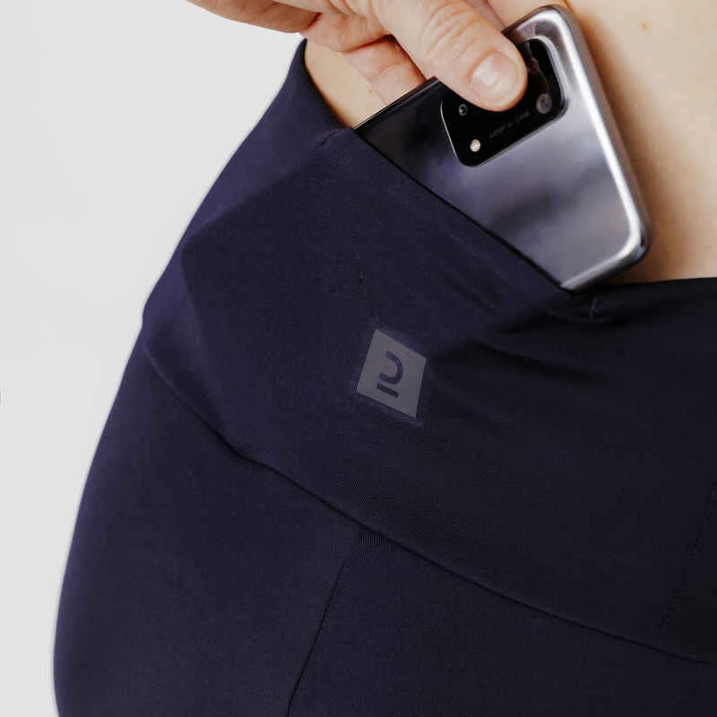 Kalenji Short Cycliste Running Gainant Femme - Run Dry 500 Support Bleu 7 Kalenji Short Cycliste Running Gainant Femme - Run Dry 500 Support Bleu â Image 5