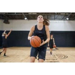 SHORT DE BASKETBALL FEMME NOIR SH100 -ProSportif Boutique short de basketball femme noir sh100 3